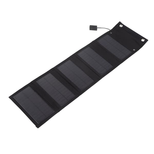 Solpanel, foldbart batterioplader, powerbank, vandtæt KLB