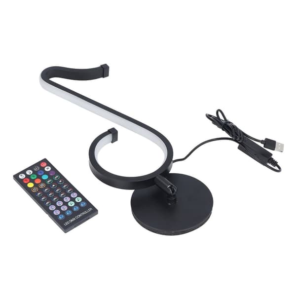 Musiklampe RGB musikalsk nodeform lys KLB