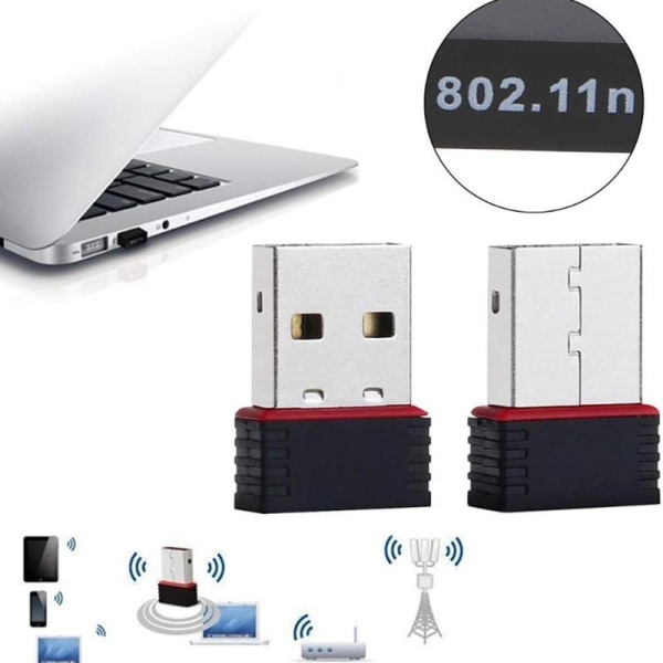 RTL8188 Raspberry PI WiFi-adapter/WiFi-dongel med Soft AP