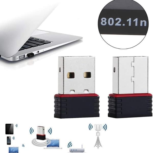 RTL8188 Raspberry PI WiFi-adapter/WiFi-dongle med Soft AP