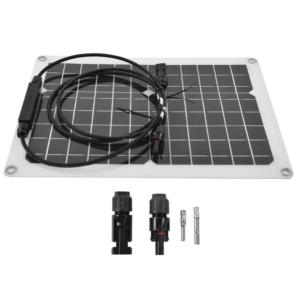 15W solcellepanelsett, bærbar solcellebatterilader KLB