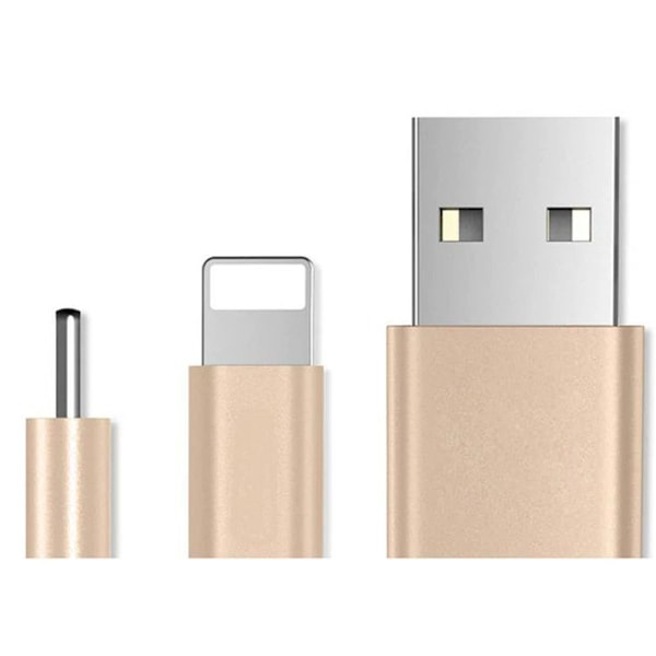 Fempack med universella flätade Lightning-kablar för iPad eller iPhone