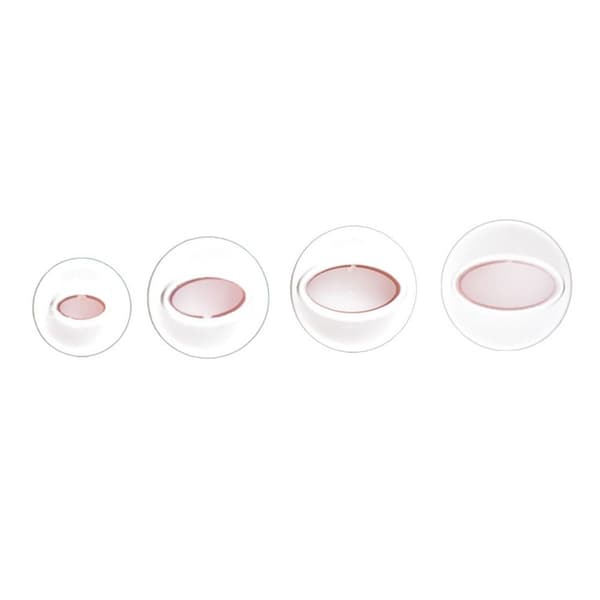 Fondant kage cookie stempel Sugarcraft blomst blad ellipse THM003 KLB
