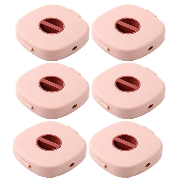 6 stk. kabelhåndtering kabel med nordisk rosa KLB
