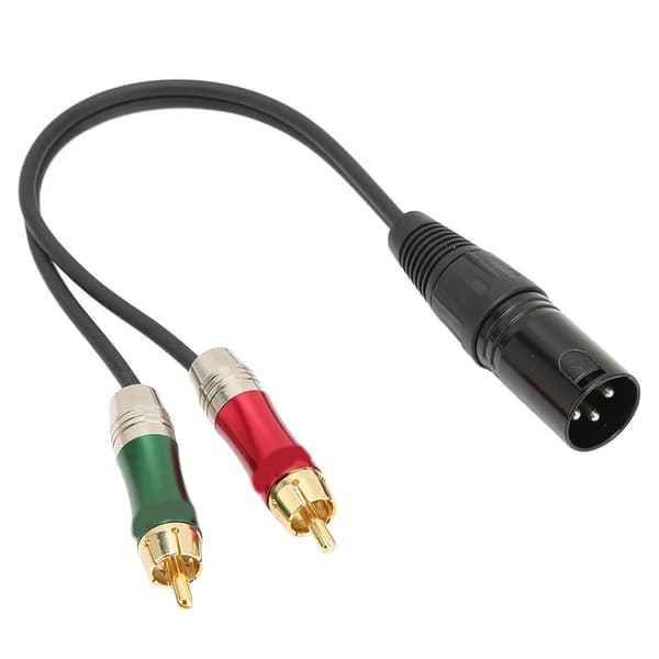XLR-DC 3.5mm kaksois-RCA-uroskaapeli stereo häviötön KLB