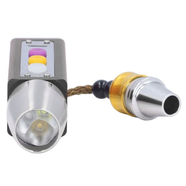 Smykke lommelykt 3 LED 3 lysmoduser USB-lading bærbar KLB