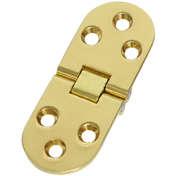 PCS Folding Table Hinges, 180 Degree Rounded Zinc Alloy Folding Table Hinge, Folding Flip Hinge Screws Not Included(Gold) KLB