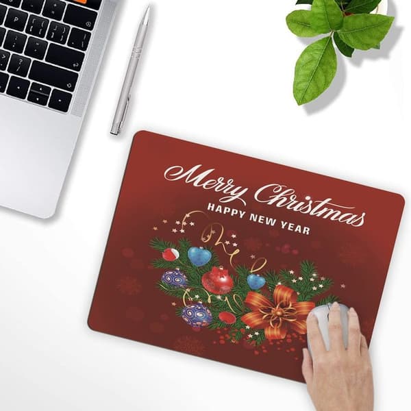 Julemusemåtte til studerendes skrivebord, tastaturmåtte, laptopmåtte, stil 3