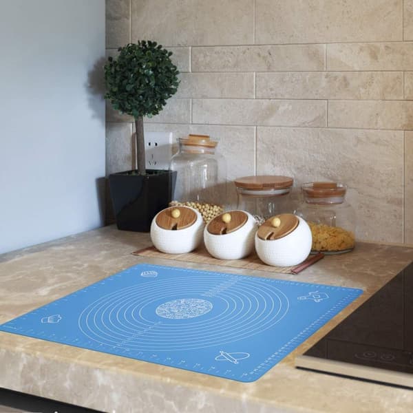 Silikon bakeunderlag 50 x 40 cm sklisikkert underlag kjevleunderlag pizzaunderlag bakeunderlag