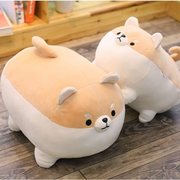 Lykkelig start utstoppa Shiba Inu plysjleketøy Anime Corgi Kawaii KLB