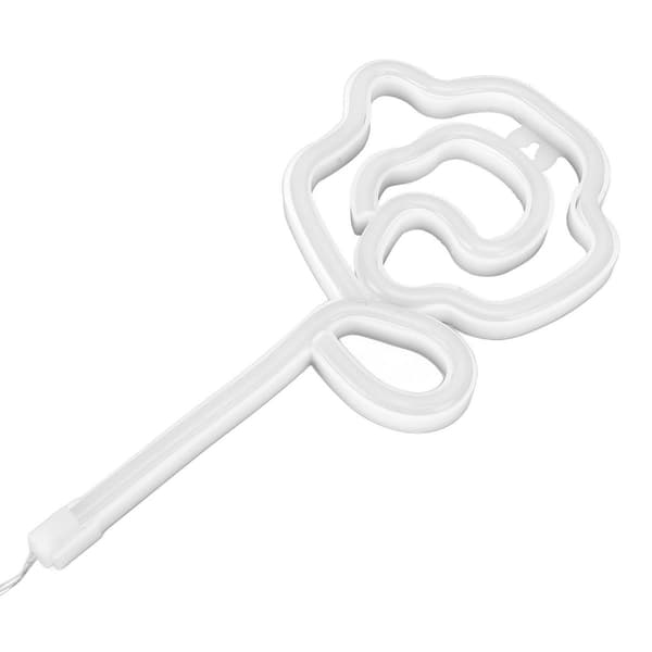Frieri til Valentinsdag i rosestil med neonlys KLB