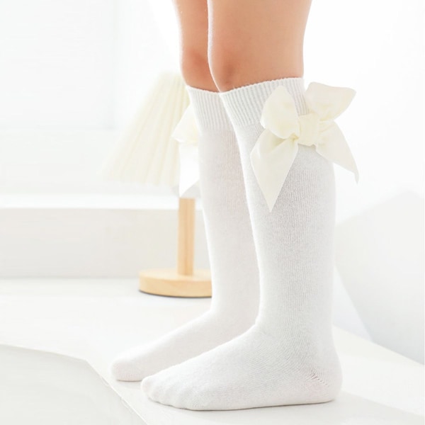 5 paria baby polvikorkeat sukat rusetti röyhelö neuloa puuvilla S KLB