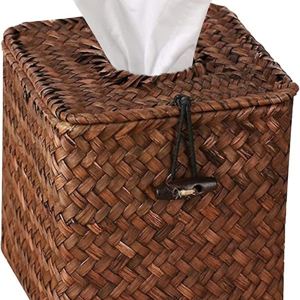 Cube Tissue Box Cover Woven Square Tissue Box