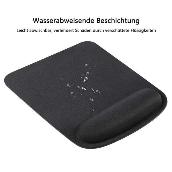 Musemåtte med gelpude, vandtæt ergonomisk komfort musemåtte kontormåtte