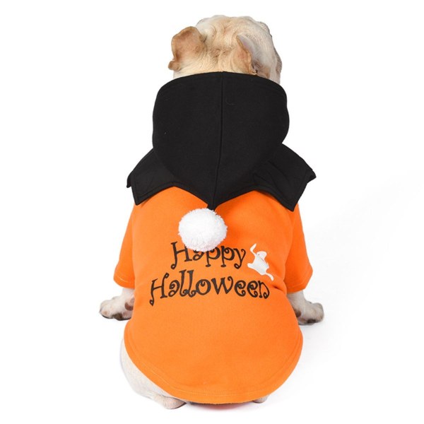 Halloween Pumpkin Funky Two-Dece Puppy Dress Dog Party M