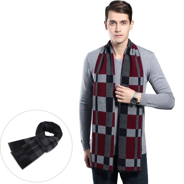 Herrmode formell mjuk halsduk 3