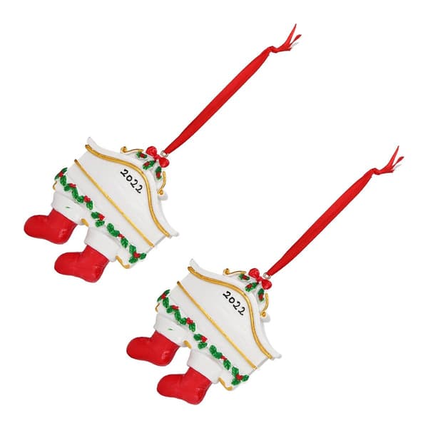 Julprydnader med miniatyrhartsdekorationer KLB