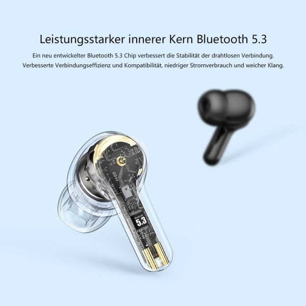 Aktive støydempende hodetelefoner, in-ear hodetelefoner med Bluetooth