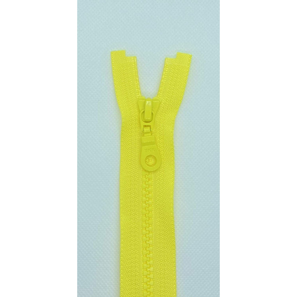 Plastblixtlås med tänder nr 5-delbar (504 solgul, 90 cm)-