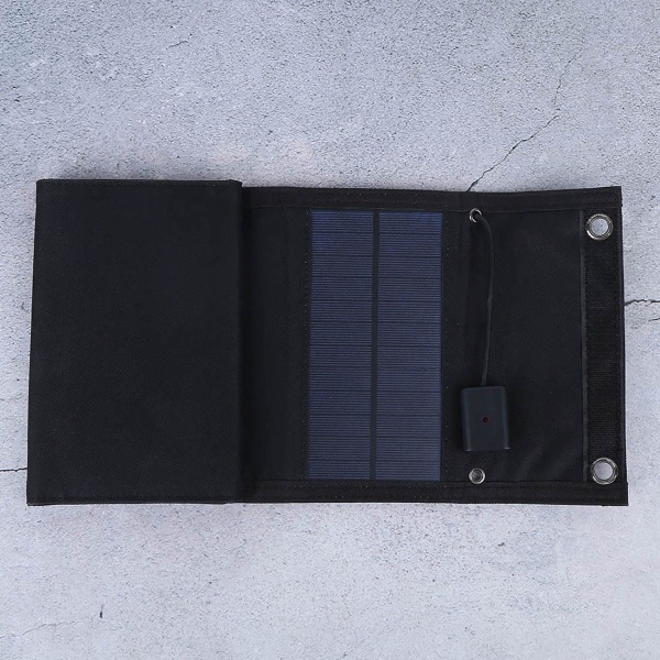 20W vanntett sammenleggbar solcellepanel solcellelader USB KLB