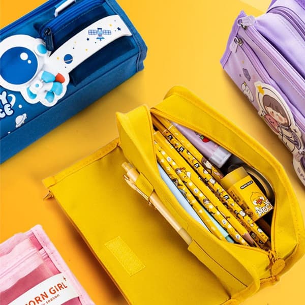Pencil Case Stor Kapacitet Stor Opbevaringspose Form2 KLB