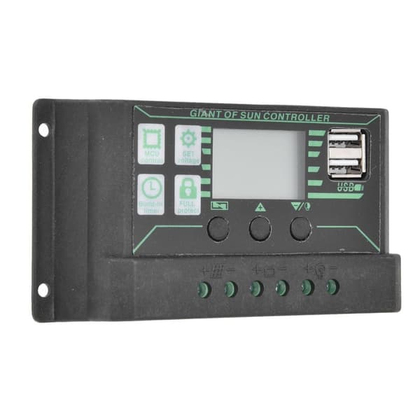 Solcellsladdnings- och urladdningsregulator, justerbar LCD-display KLB