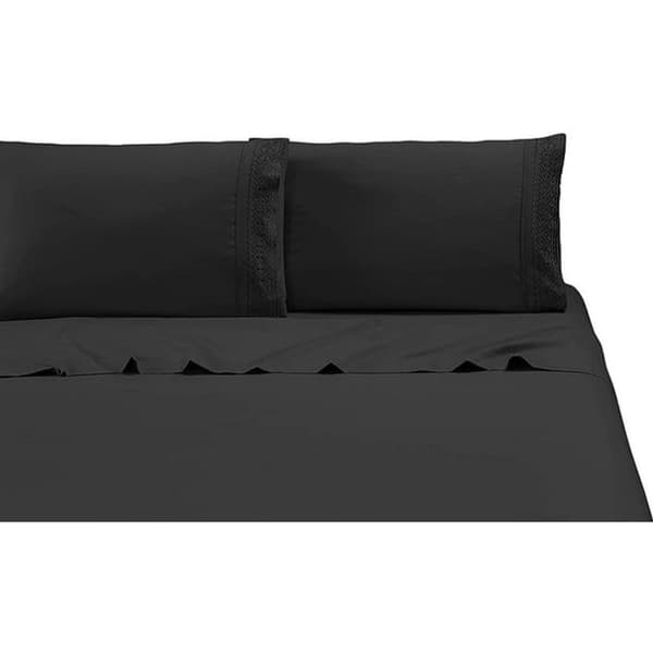 Piece Embroidery Deep Pocket Fitted Sheet Set – Ultra KLB