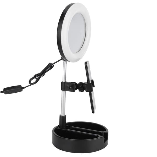 Foldbar USB LED-ringlys for Live Fill Light, 6,3 tommer KLB
