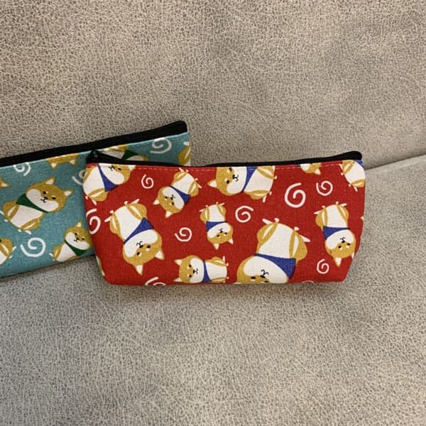 Söt pennfodral Lärare Present Gadget Väska Makeup Väska Röd KLB
