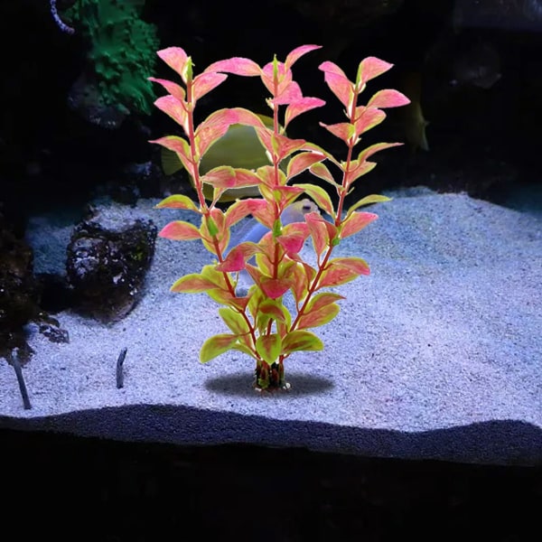 10 stk. Akvarieplanter Kunstige Vandplanter Sæt til Pink KLB