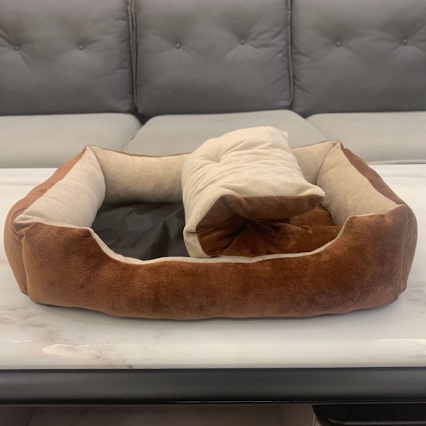 Fyra säsonger Kennel Kattströ Husdjursprodukter Golden Retriever Stor Liten Hund Husdjursbo Rosa 50CM