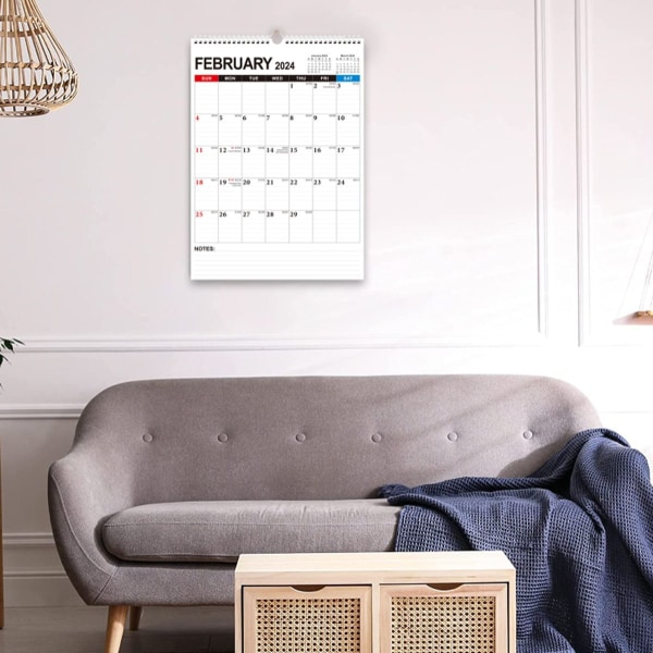 Veggkalender 2024-2025, januar 2024-juni 2025, 15 x 12, Highlight Fe Style1 KLB