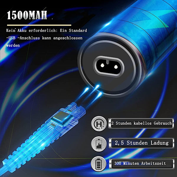 Hår trimmer, professionel trimmer, herretrimmer til skæg, lang KLB
