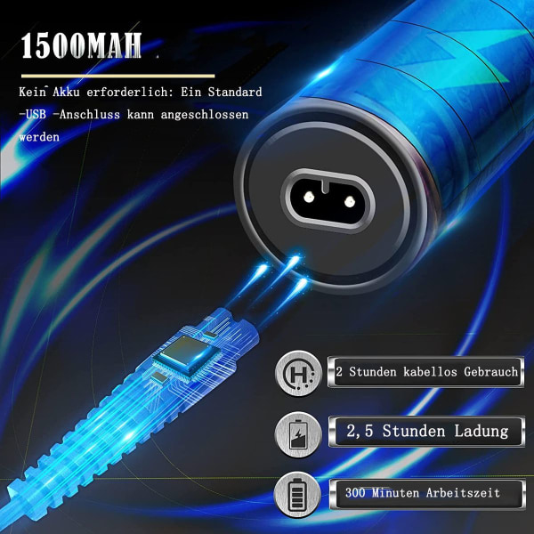 Hårklippare, professionell trimmer, herrskäggtrimmer, lång KLB