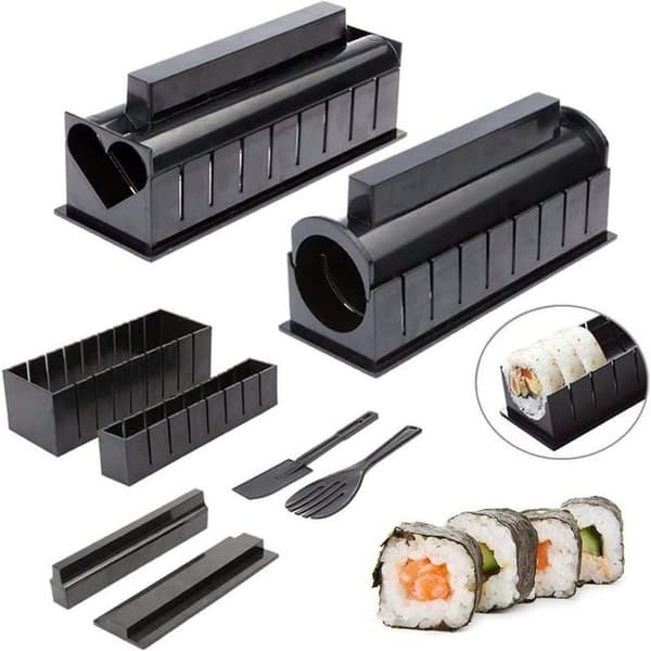 Sushi Maker Kit 10 stykker Komplet Sushi Making Kit DIY Sushi Sæt til begyndere