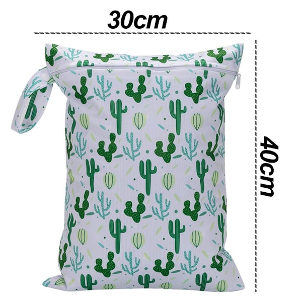 Vaskbare våte og tørre poser for baby tøybleier Style1 KLB