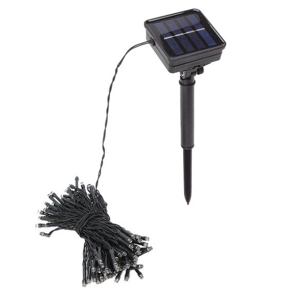 Solcelledrivne lysslynger dekorative 100 LED 8 moduser IP65 vanntett KLB