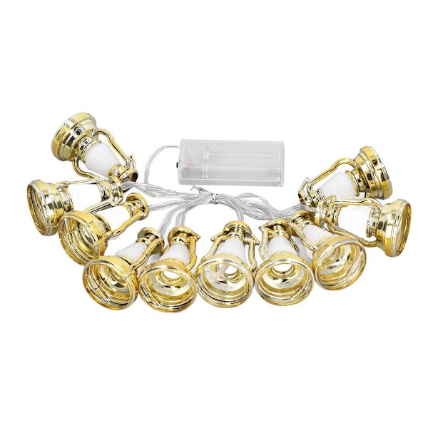 Lys Kerosene Lampe Form Guld Ramadan Dekorative KLB