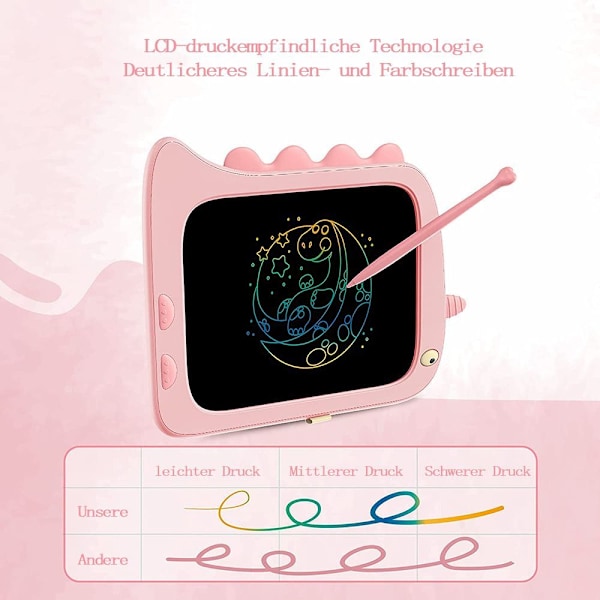 Legetøjs LCD skrivetavle dinosaur magisk tavle til børn