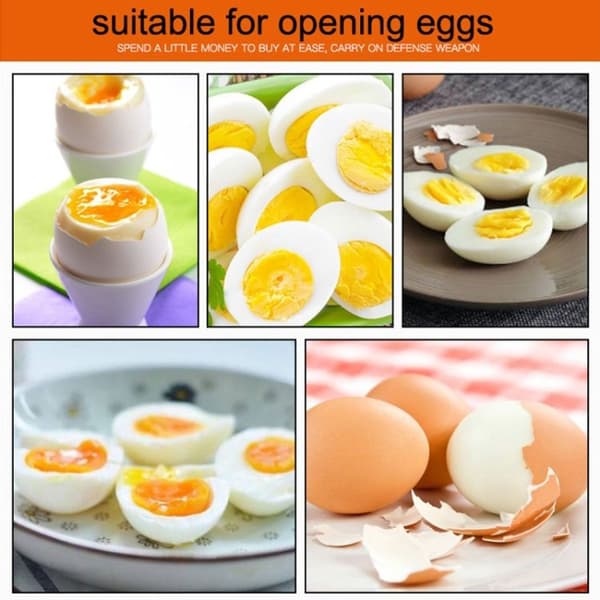 2 stk GB098 eggåpner laget av 304 rustfritt stål