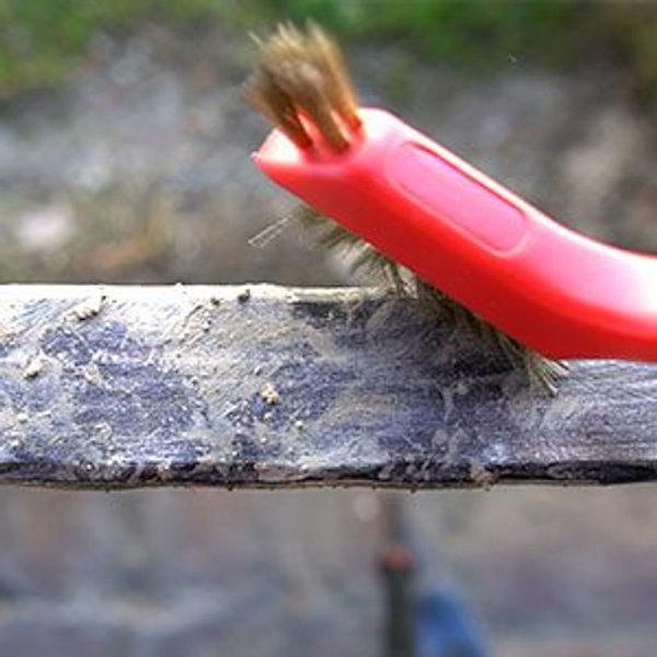 Sæt med stålbørster, 3-delt nylon/messing/rustfrit stål