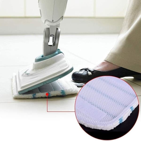 6x vaskbare mikrofiberputer for Black & Decker dampmopp