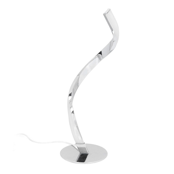 Böjd LED-spiralbordslampa, modern 3000K vitt ljus KLB