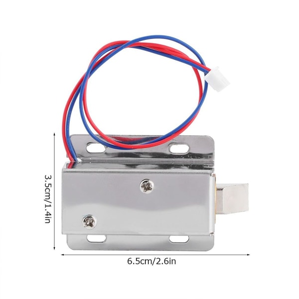 DC 12V miniatyr elektromagnetisk lås, elektrisk kontrollås KLB