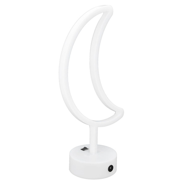 Neon lys batterier, USB-interface, dekorativ natlampe KLB