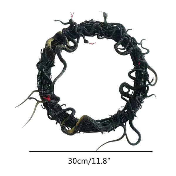 Halloween krans skräck orm krans ytterdörr krans KLB