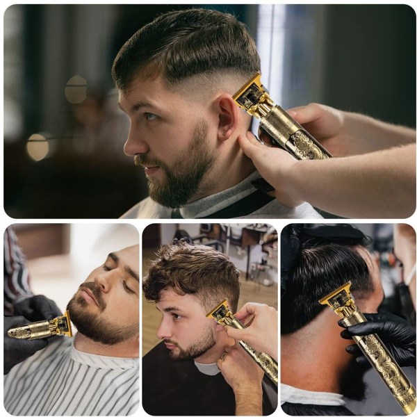 Professionel T-Liner hårklipper til mænd Akku trimmere Style6 KLB
