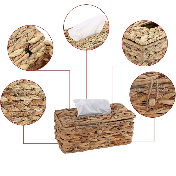 Brun rotting tissueboks og dyne tissue box serviett
