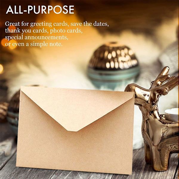 Kuvert 40-pack 11 x 15,3 cm Kartong Kraftpapper Inbjudan