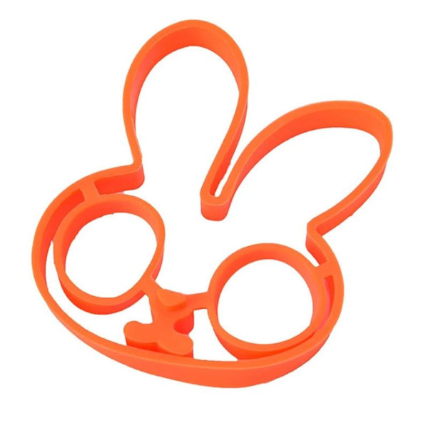 Silikoninen munakakkupannun muotti (oranssi)